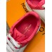 Louis Vuitton Frontrow Sneakers with Pink Monogram Canvas Trim Louis Vuitton Frontrow Sneakers with Pink Monogram Canvas Trim
