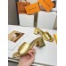 Louis Vuitton Shake Mules 55mm In Gold Metallic Lambskin