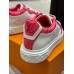 Louis Vuitton Time Out Sneakers with Pink Monogram Trim Louis Vuitton Time Out Sneakers with Pink Monogram Trim