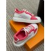 Louis Vuitton Time Out Sneakers with Pink Monogram Trim Louis Vuitton Time Out Sneakers with Pink Monogram Trim