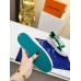 Louis Vuitton Time Out Sneakers with Green Monogram Trim