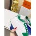 Louis Vuitton Time Out Sneakers with Green Monogram Trim