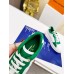 Louis Vuitton Time Out Sneakers with Green Monogram Trim