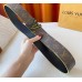 Louis Vuitton LV Broken 40mm Reversible Belt In Monogram Canvas M0612V Louis Vuitton LV Broken 40mm Reversible Belt In Monogram Canvas M0612V