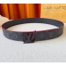 Louis Vuitton LV Broken 40mm Reversible Belt In Monogram Eclipse Canvas M0628V Louis Vuitton LV Broken 40mm Reversible Belt In Monogram Eclipse Canvas M0628V