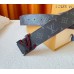 Louis Vuitton LV Broken 40mm Reversible Belt In Monogram Eclipse Canvas M0628V Louis Vuitton LV Broken 40mm Reversible Belt In Monogram Eclipse Canvas M0628V