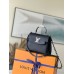 Louis Vuitton Lockme Ever Mini Bag In Black Leather M20997 Louis Vuitton Lockme Ever Mini Bag In Black Leather M20997