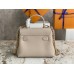 Louis Vuitton Lockme Ever Mini Bag In Greige Leather M21052 Louis Vuitton Lockme Ever Mini Bag In Greige Leather M21052