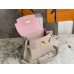 Louis Vuitton Lockme Ever Mini Bag In Greige Leather M21052 Louis Vuitton Lockme Ever Mini Bag In Greige Leather M21052