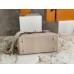 Louis Vuitton Lockme Ever Mini Bag In Greige Leather M21052 Louis Vuitton Lockme Ever Mini Bag In Greige Leather M21052