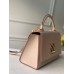 Louis Vuitton Twist One Handle Handbag In Greige Leather M57092 Louis Vuitton Twist One Handle Handbag In Greige Leather M57092