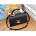 Louis Vuitton Twist One Handle PM Bag In Black Leather M57093 Louis Vuitton Twist One Handle PM Bag In Black Leather M57093