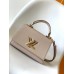 Louis Vuitton Twist One Handle PM Bag In Greige Leather M57214 Louis Vuitton Twist One Handle PM Bag In Greige Leather M57214