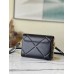 Louis Vuitton Twist MM Bag in Black Lambskin with Studs M59029 Louis Vuitton Twist MM Bag in Black Lambskin with Studs M59029