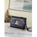 Louis Vuitton Twist MM Bag in Black Lambskin with Studs M59029 Louis Vuitton Twist MM Bag in Black Lambskin with Studs M59029
