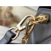 Louis Vuitton Twist MM Bag in Black Lambskin with Studs M59029 Louis Vuitton Twist MM Bag in Black Lambskin with Studs M59029