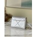 Louis Vuitton Twist MM Bag in Silver Lambskin with Studs M59031 Louis Vuitton Twist MM Bag in Silver Lambskin with Studs M59031