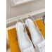 Louis Vuitton Shake Slingback Pumps 55mm In White Patent Calfskin Louis Vuitton Shake Slingback Pumps 55mm In White Patent Calfskin