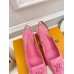Louis Vuitton Shake Slingback Pumps 55mm In Pink Patent Calfskin