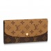 Louis Vuitton Emilie Wallet In Monogram Reverse Canvas M82157
