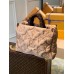 Louis Vuitton OnTheGo GM Bag In Beige Recycled Nylon M59007