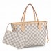 Louis Vuitton Neverfull PM Bag In Damier Azur Canvas N41362 Louis Vuitton Neverfull PM Bag In Damier Azur Canvas N41362