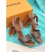 Louis Vuitton Silhouette Sandals in Monogram Canvas with Studs Louis Vuitton Silhouette Sandals in Monogram Canvas with Studs