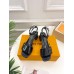Louis Vuitton Shake Sandals 55mm In Black Patent Calfskin