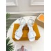 Louis Vuitton Shake Sandals 55mm In White Patent Calfskin