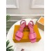 Louis Vuitton Shake Sandals 55mm In Pink Patent Calfskin