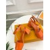 Louis Vuitton Shake Sandals 55mm In Orange Patent Calfskin