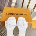 Louis Vuitton Shake Sandals 95mm In White Patent Calfskin