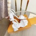 Louis Vuitton Shake Sandals 95mm In White Patent Calfskin