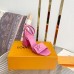 Louis Vuitton Shake Sandals 95mm In Pink Patent Calfskin