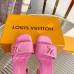 Louis Vuitton Shake Sandals 95mm In Pink Patent Calfskin