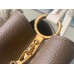 Louis Vuitton Capucines MM Bag with Chain Braided Leather Strap M59516 Louis Vuitton Capucines MM Bag with Chain Braided Leather Strap M59516