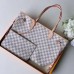 Louis Vuitton Neverfull MM Bag In Damier Azur Canvas N41605 Louis Vuitton Neverfull MM Bag In Damier Azur Canvas N41605