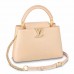 Louis Vuitton Capucines BB Bag in Beige Taurillon Leather M20841
