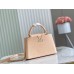 Louis Vuitton Capucines BB Bag in Beige Taurillon Leather M20841