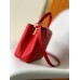 Louis Vuitton Capucines BB Bag in Red Taurillon Leather M52689