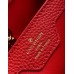 Louis Vuitton Capucines BB Bag in Red Taurillon Leather M52689