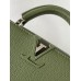 Louis Vuitton Capucines BB Bag in Green Taurillon Leather M57227