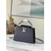 Louis Vuitton Capucines BB Bag in Black Taurillon Leather M59653