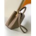 Louis Vuitton Capucines BB Bag in Galet Taurillon Leather M94634