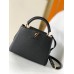 Louis Vuitton Capucines BB Bag in Black Taurillon Leather M94755