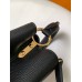 Louis Vuitton Capucines BB Bag in Black Taurillon Leather M94755