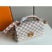 Louis Vuitton Damier Azur Croisette Bag With Braided Strap N50053