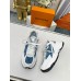 Louis Vuitton Women's Run 55 Sneakers In Blue Monogram Denim Louis Vuitton Women's Run 55 Sneakers In Blue Monogram Denim