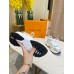 Louis Vuitton Women's Run 55 Sneakers In Blue Materials