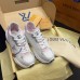 Louis Vuitton Women's Run 55 Sneakers In Pink Materials
